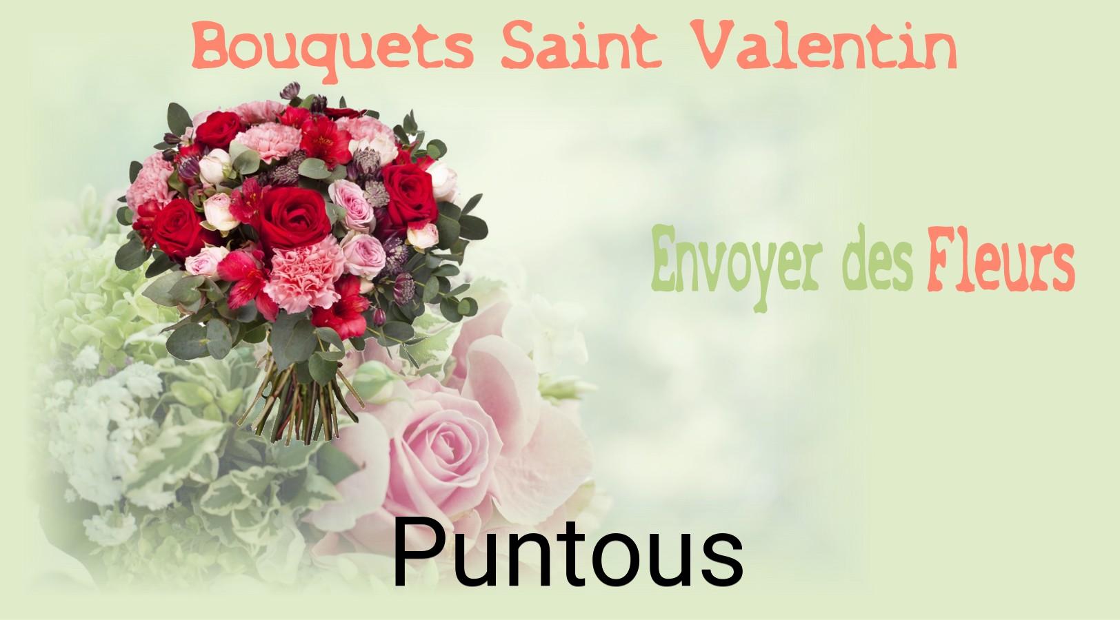 Roses de Saint-Valentin livrées à Puntous